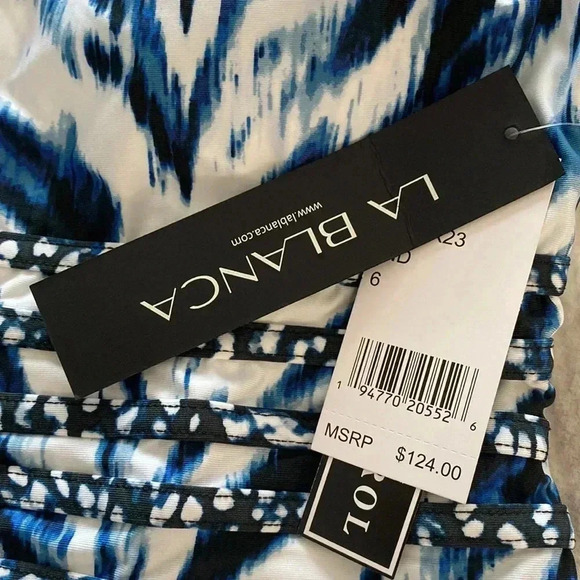 La Blanca Animal Instinct One Shoulder One Piece Swimsuit - Picture 8 of 8